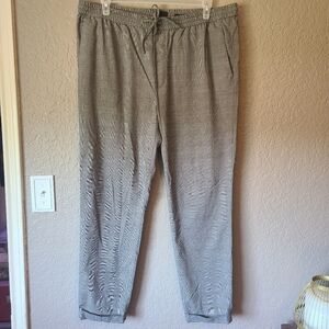 H&M Gray Check Pants